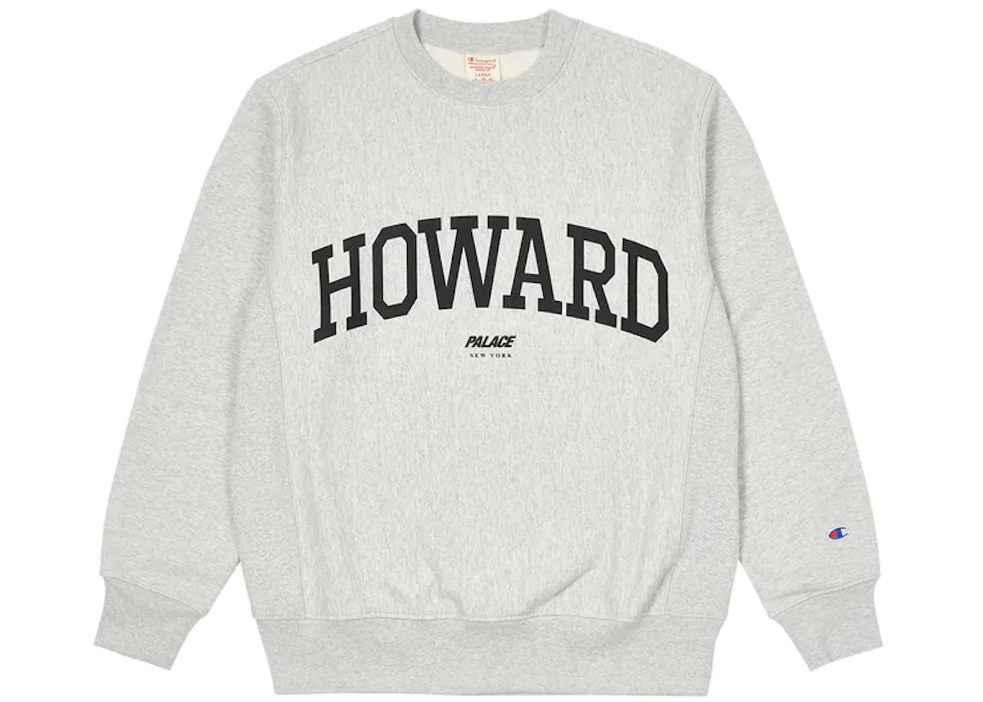 Palace Champion Shop Howard Crew Grey Marl