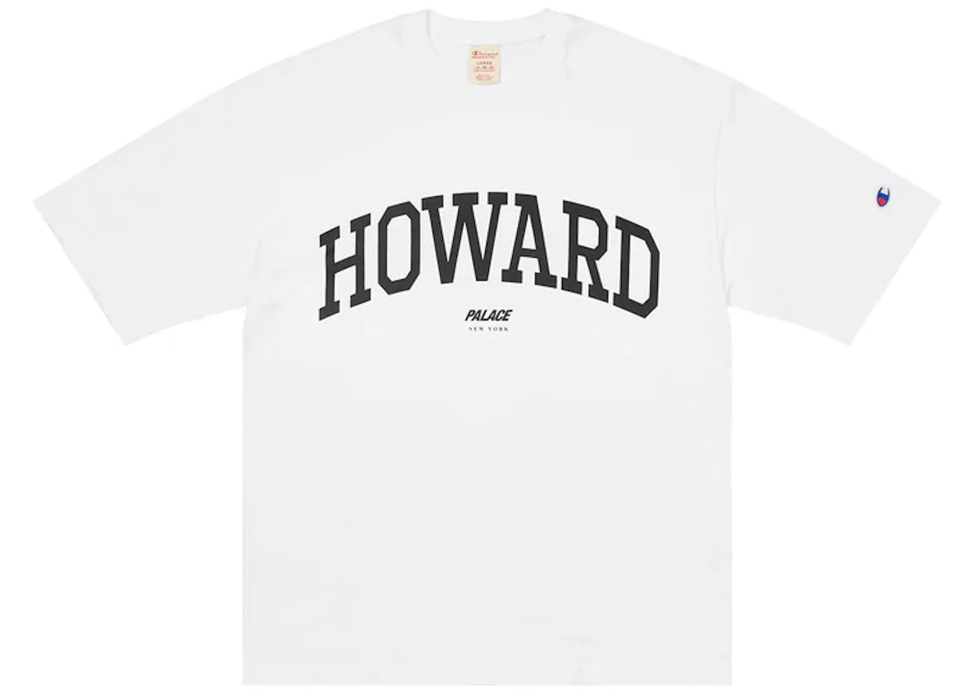 Palace Champion Shop Howard T-shirt New York White