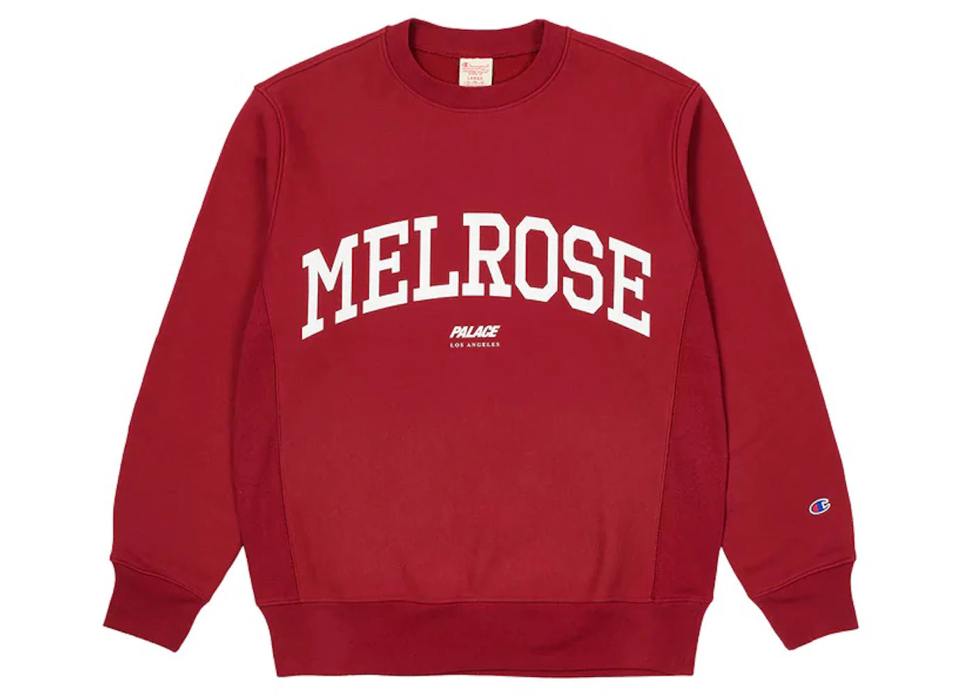 Palace Champion Shop Melrose Crew Burgundy