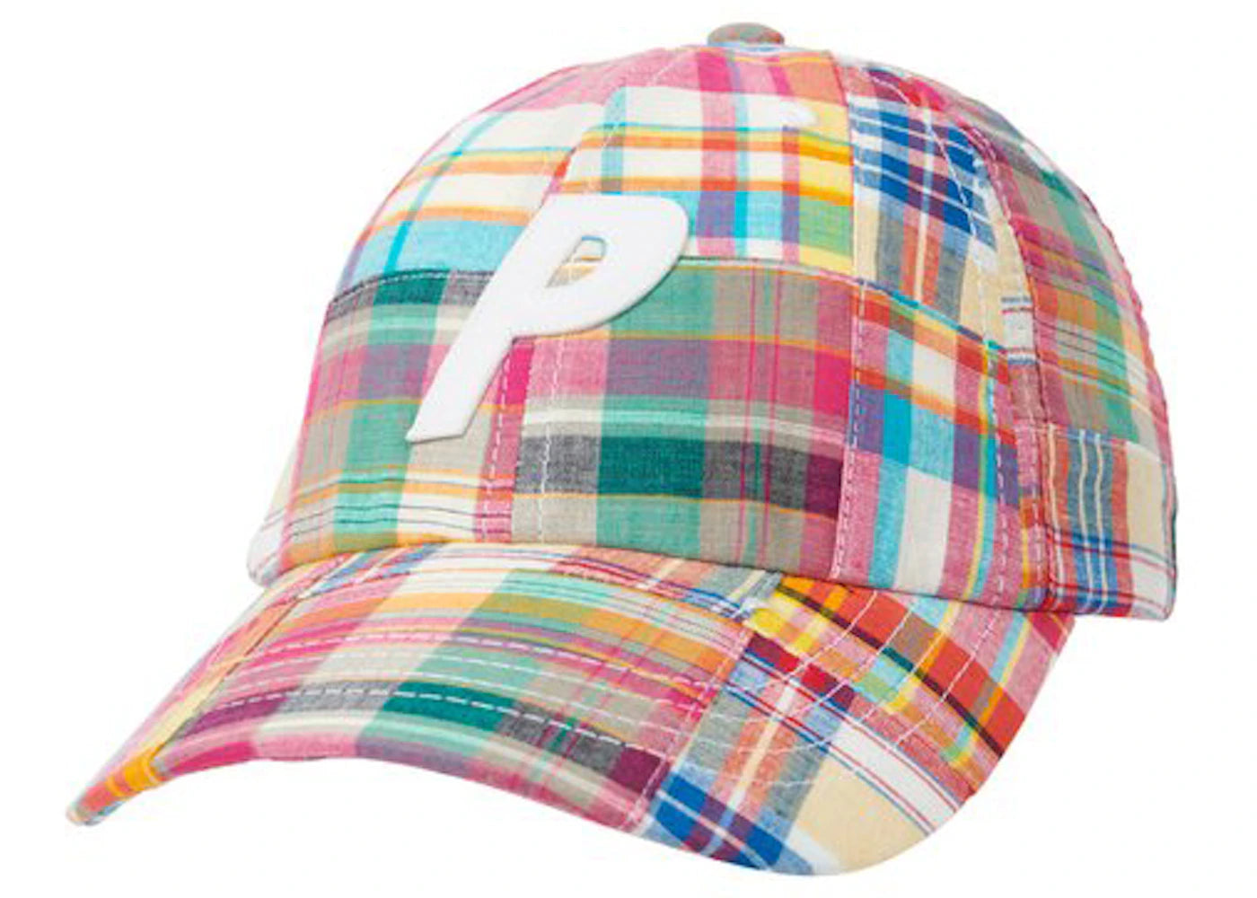 Palace Check P 6-Panel Pink Madras
