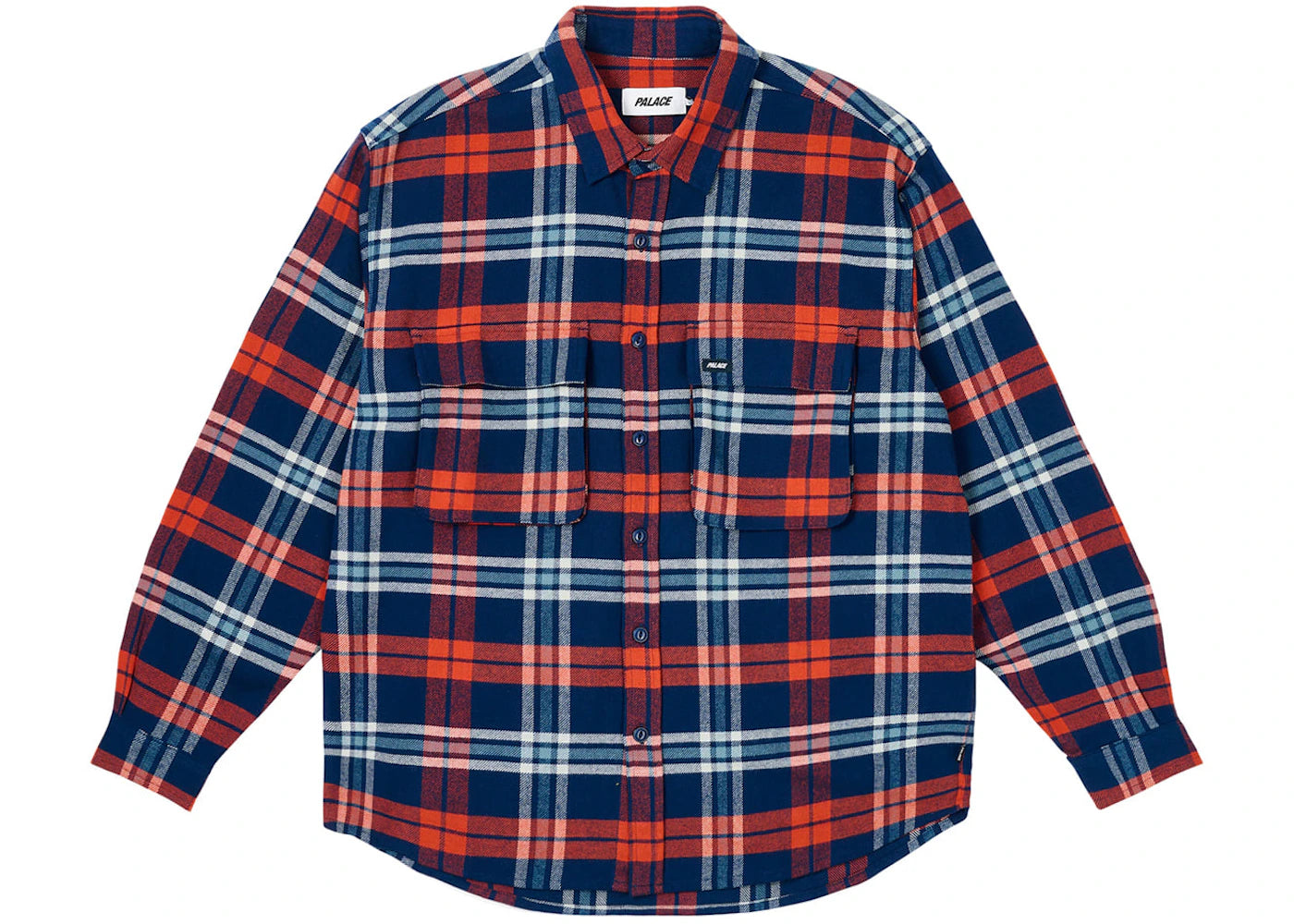 Palace Check Shirt Burnt Orange