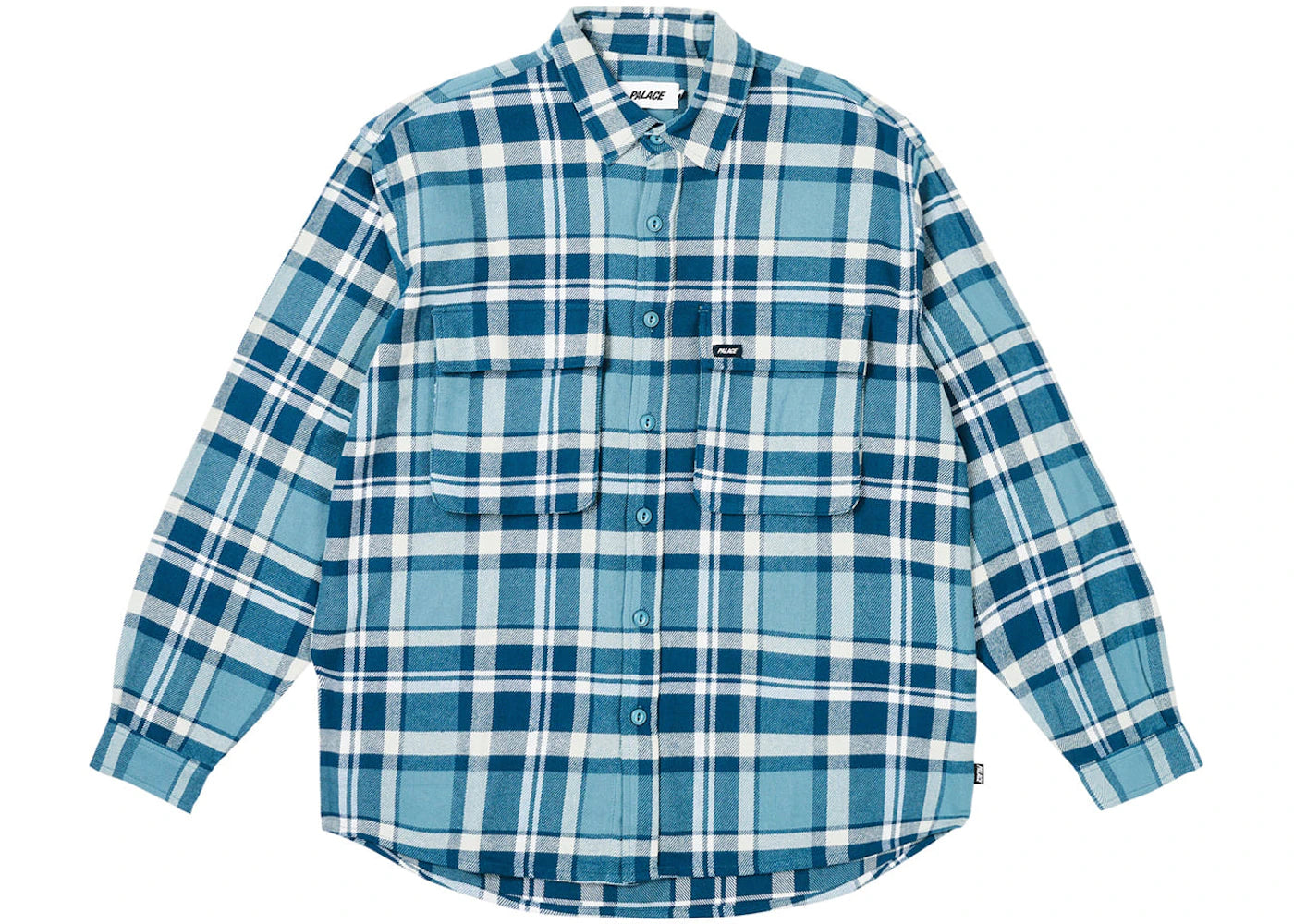 Palace Check Shirt Navy