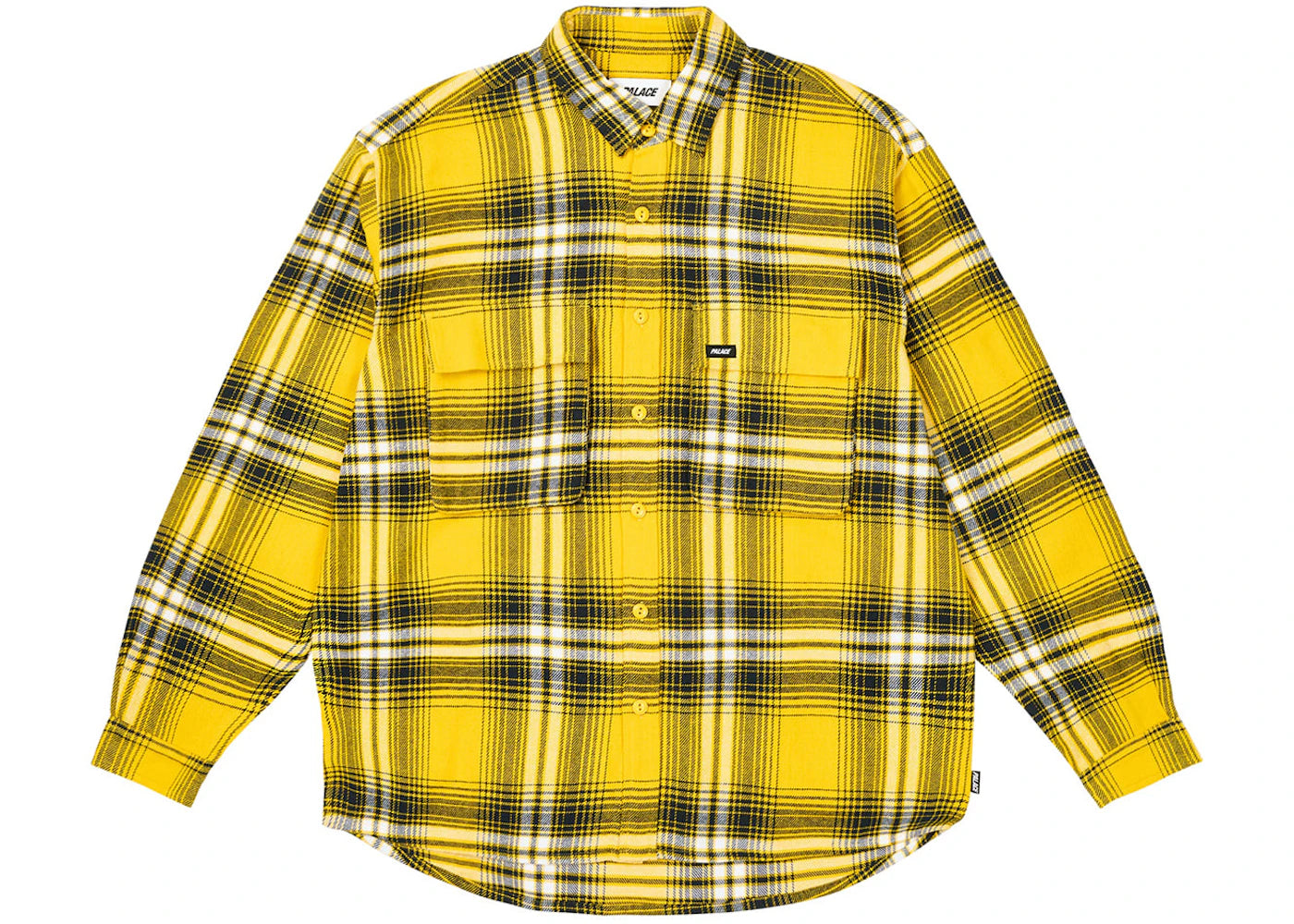 Palace Check Shirt Nectar Yellow