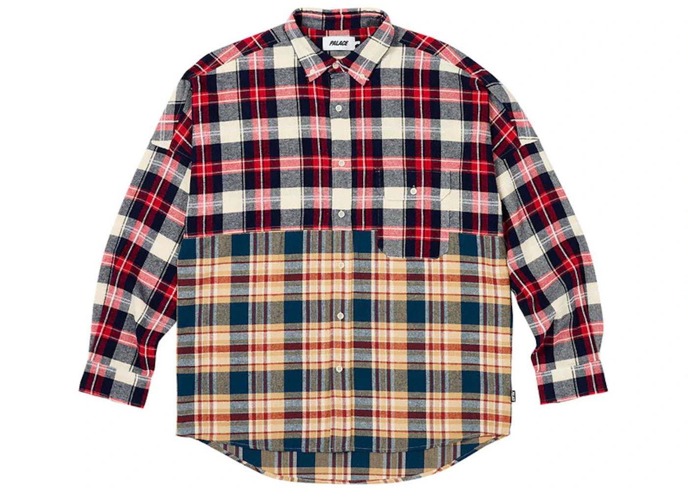 Palace Checkmate Drop Shoulder Shirt Red