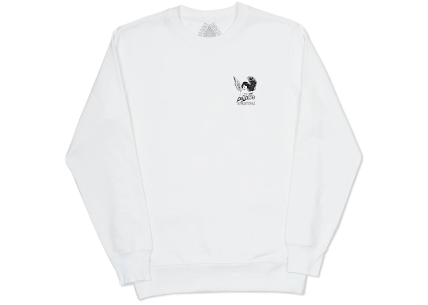 Palace Cherub Frame Crew White