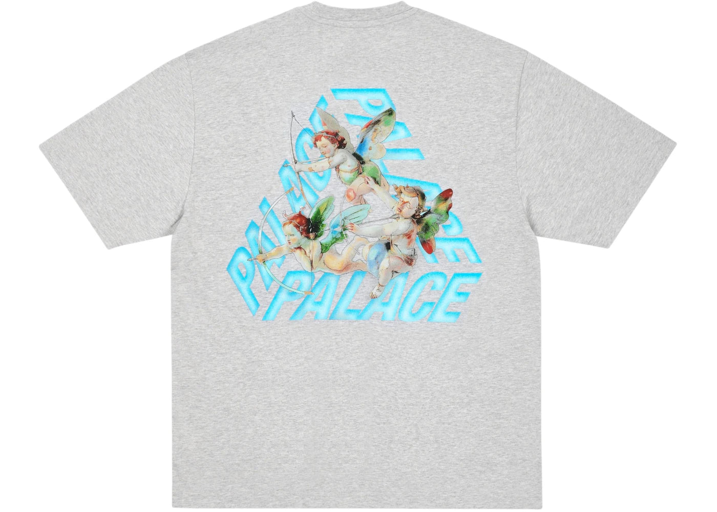 Palace Cherub P3 T-Shirt Grey Marl