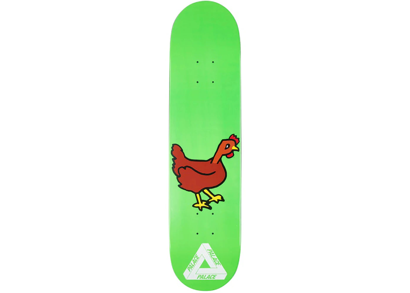 Palace Chicken 7.75 Skateboard Deck Green