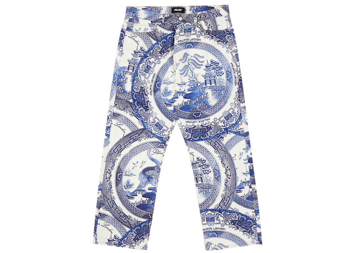 Palace China Plate Trousers Navy