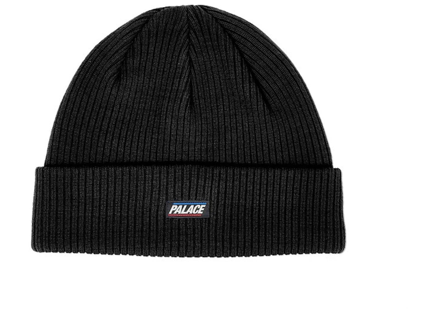 Palace Chunk Rib Beanie Black