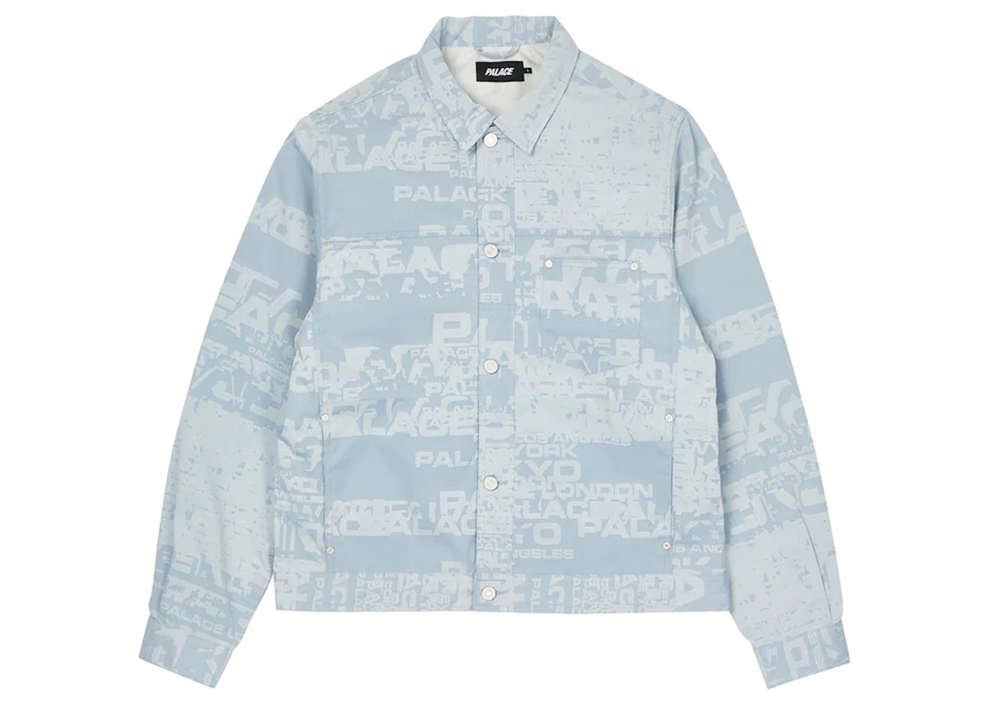 Palace Cities Jacquard Jacket Blue