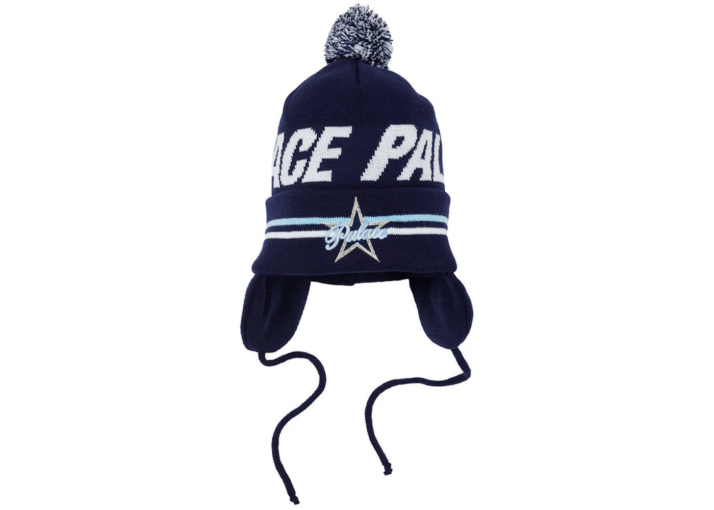 Palace City Earflap Beanie Navy