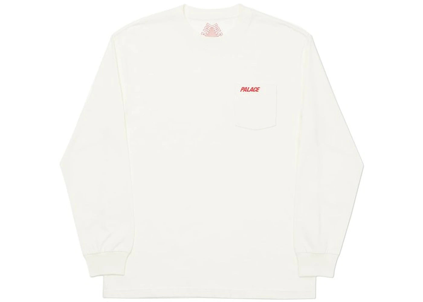 Palace Classic Pocket Longsleeve White