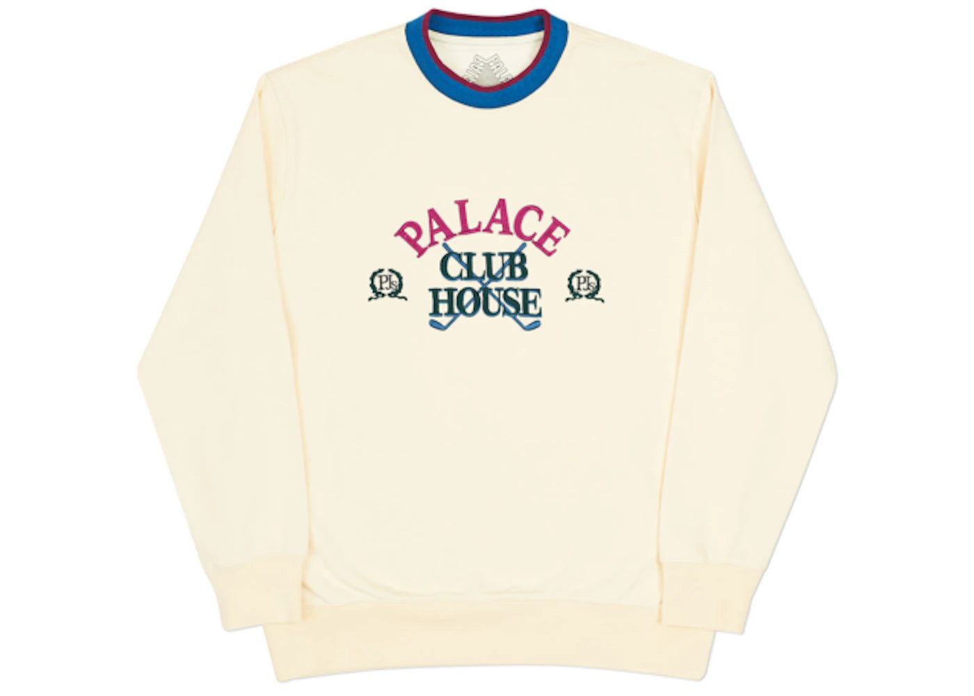 Palace Clubhouse Crew Cream