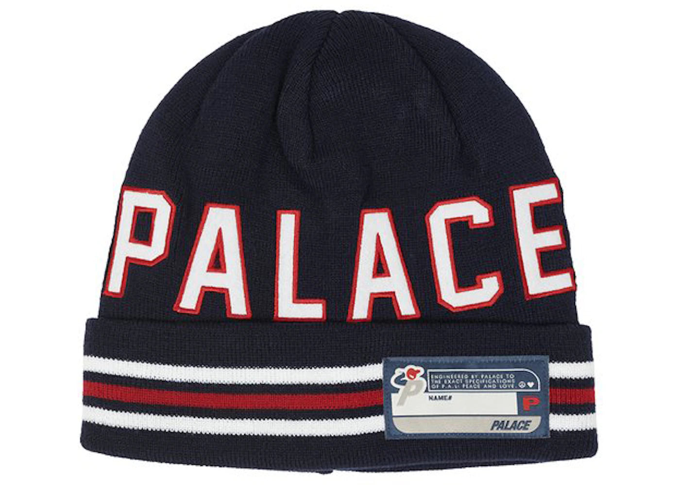 Palace College Beanie Navy