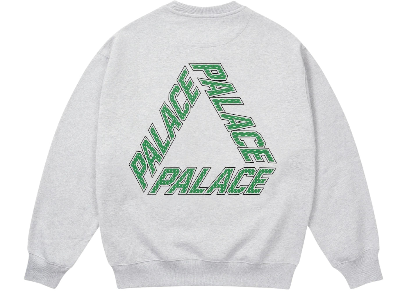 Palace Collegiate P3 Crew Grey Marl