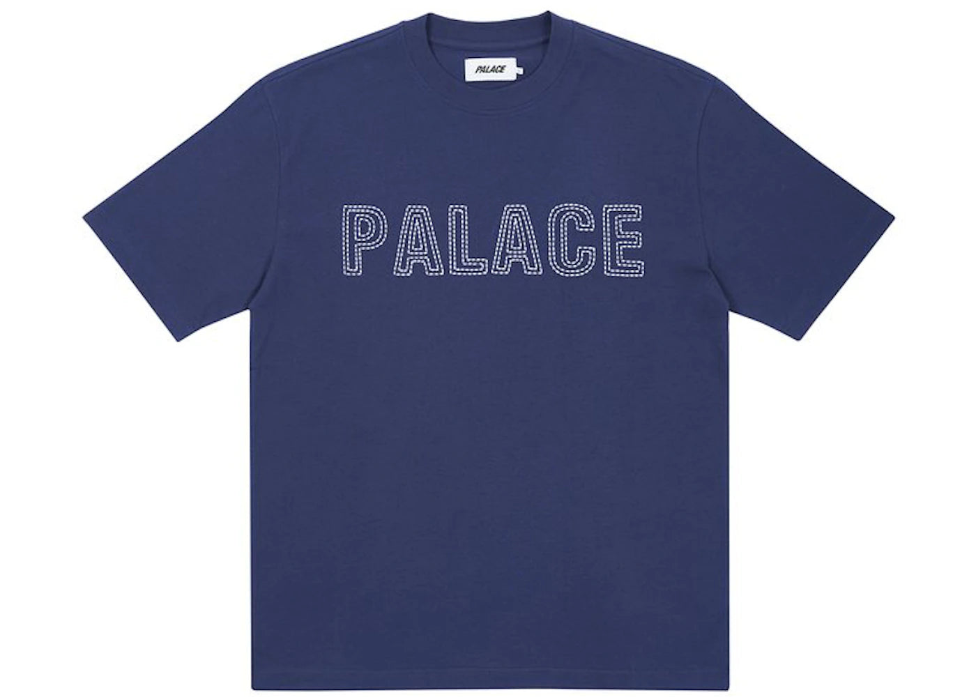 Palace Contrast Stitch T-shirt Navy