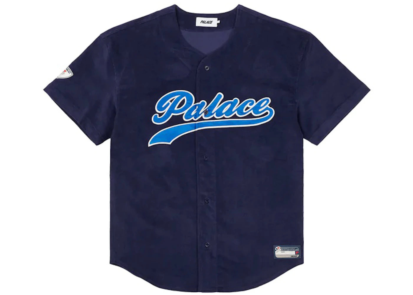 Palace Cord Baseball Jersey Navy