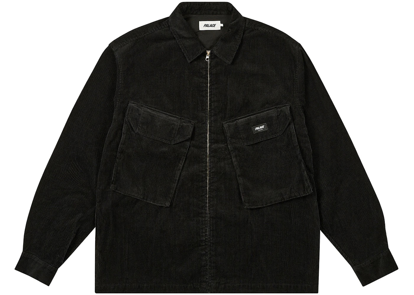 Palace Cord Pdu Overshirt Black