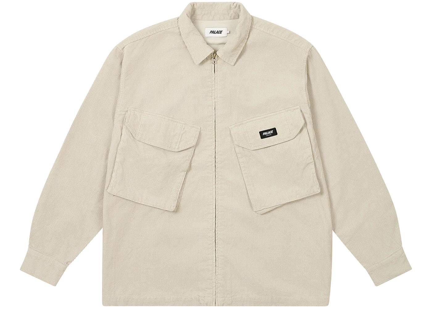 Palace Cord Pdu Overshirt Concrete Grey