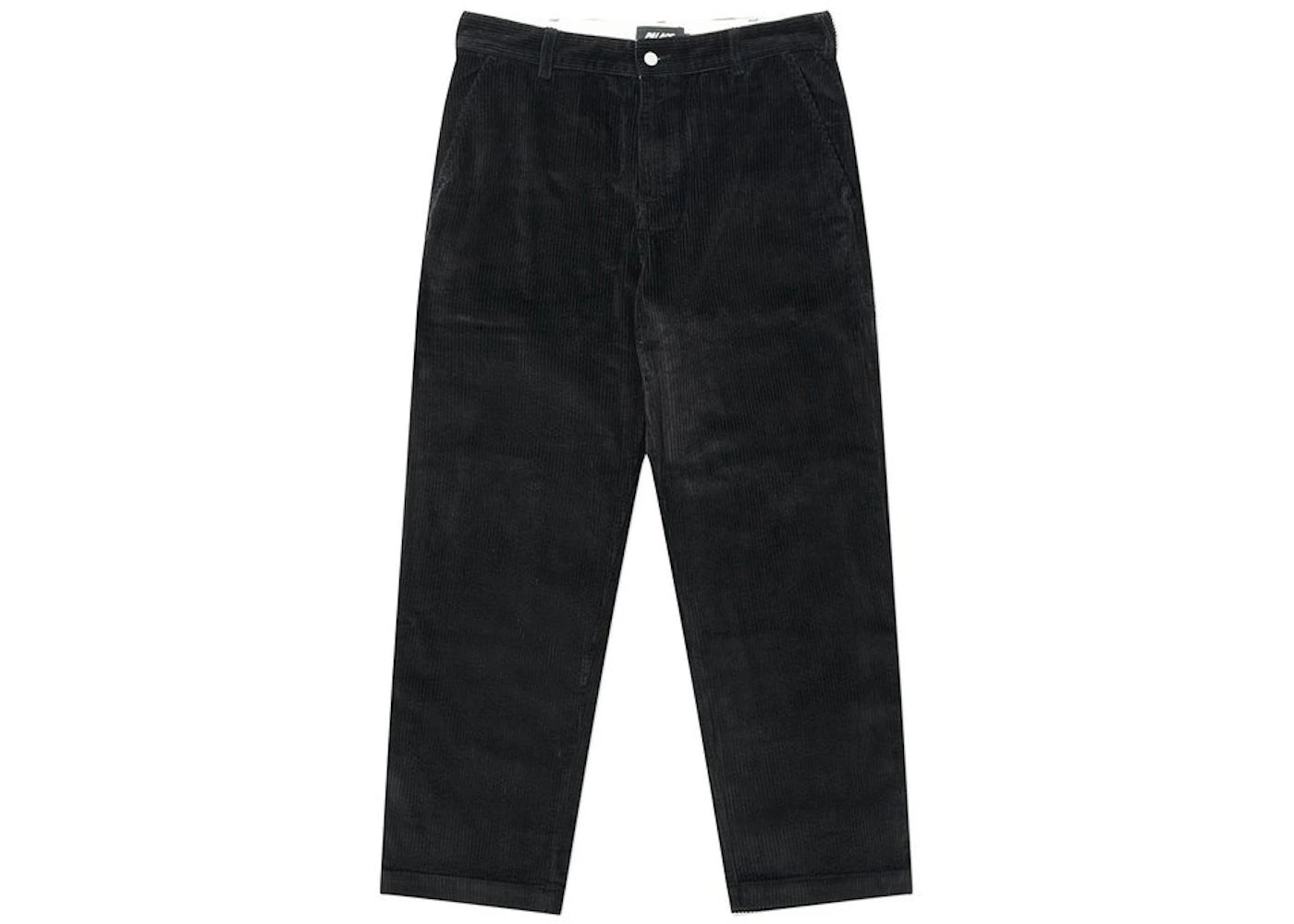 Palace Cord Plain Pant Black