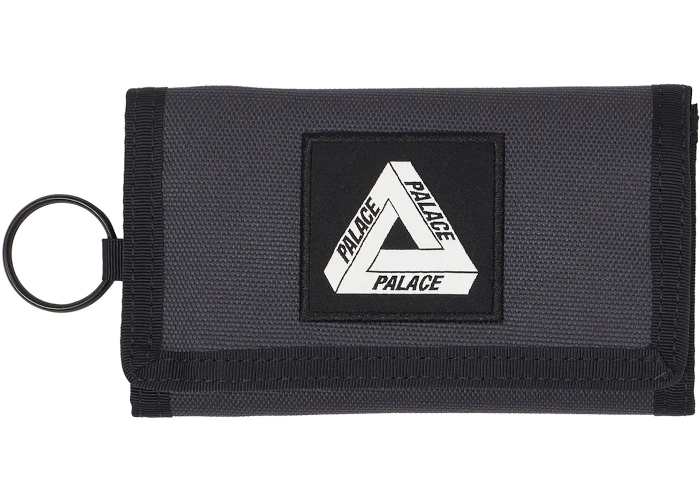 Palace Cordura Duck Canvas Tri-Fold Wallet Carbon/Black