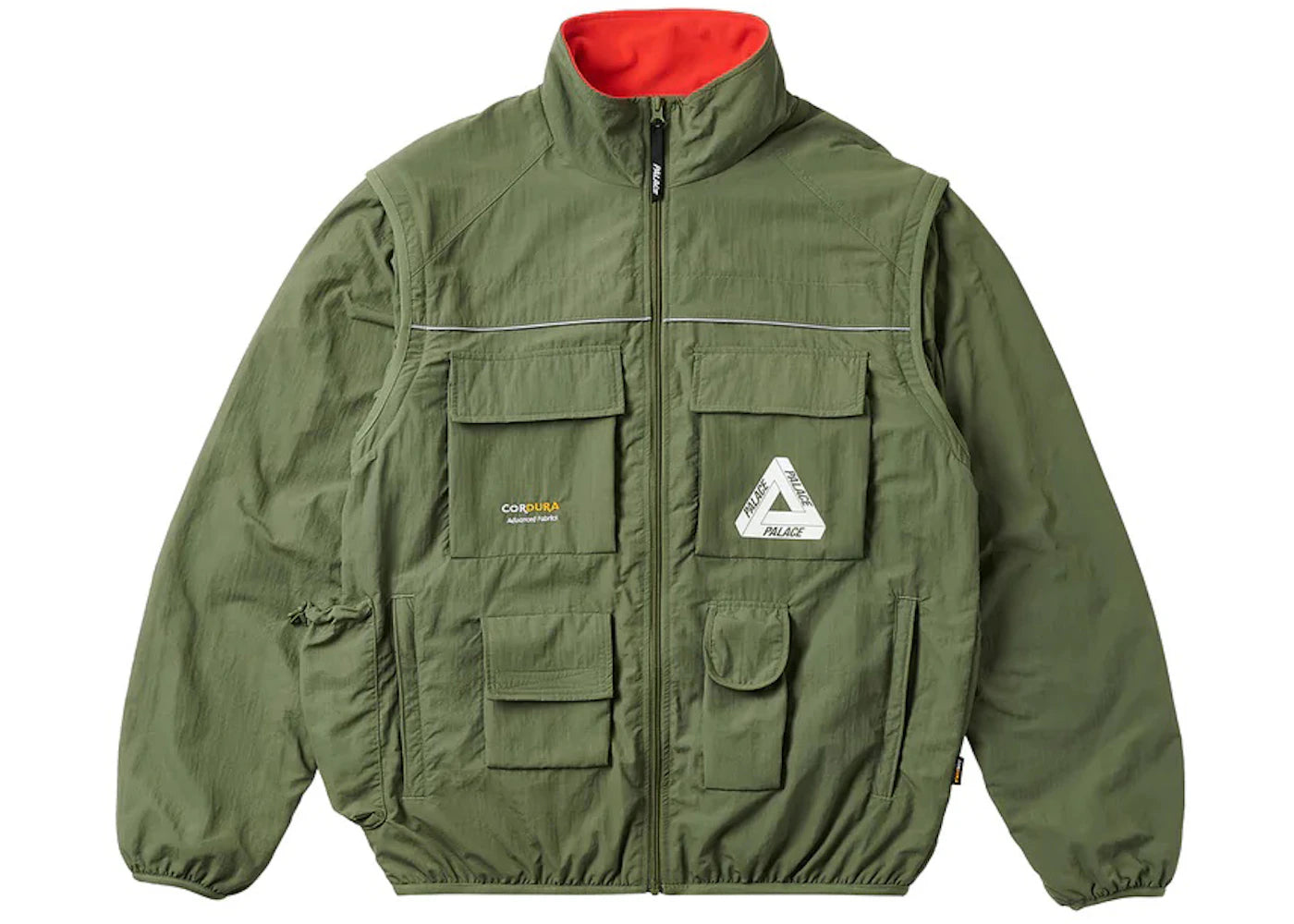 Palace Cordura RS Zip Off Jacket Olive