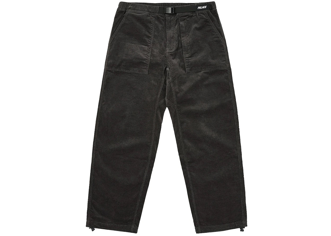 Palace Corduroy Belter Trouser Washed Black