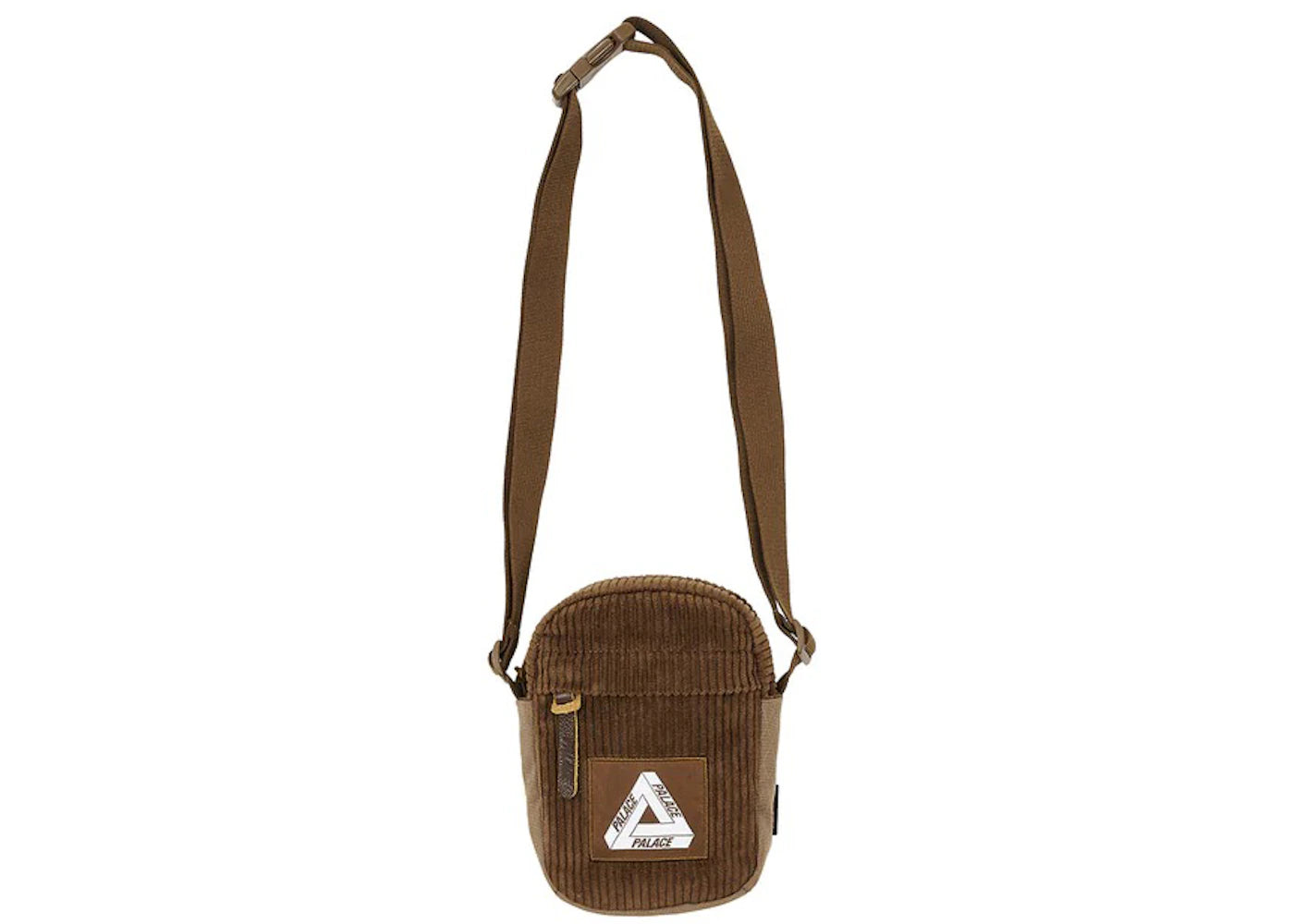 Palace Corduroy Shot Bag Brown