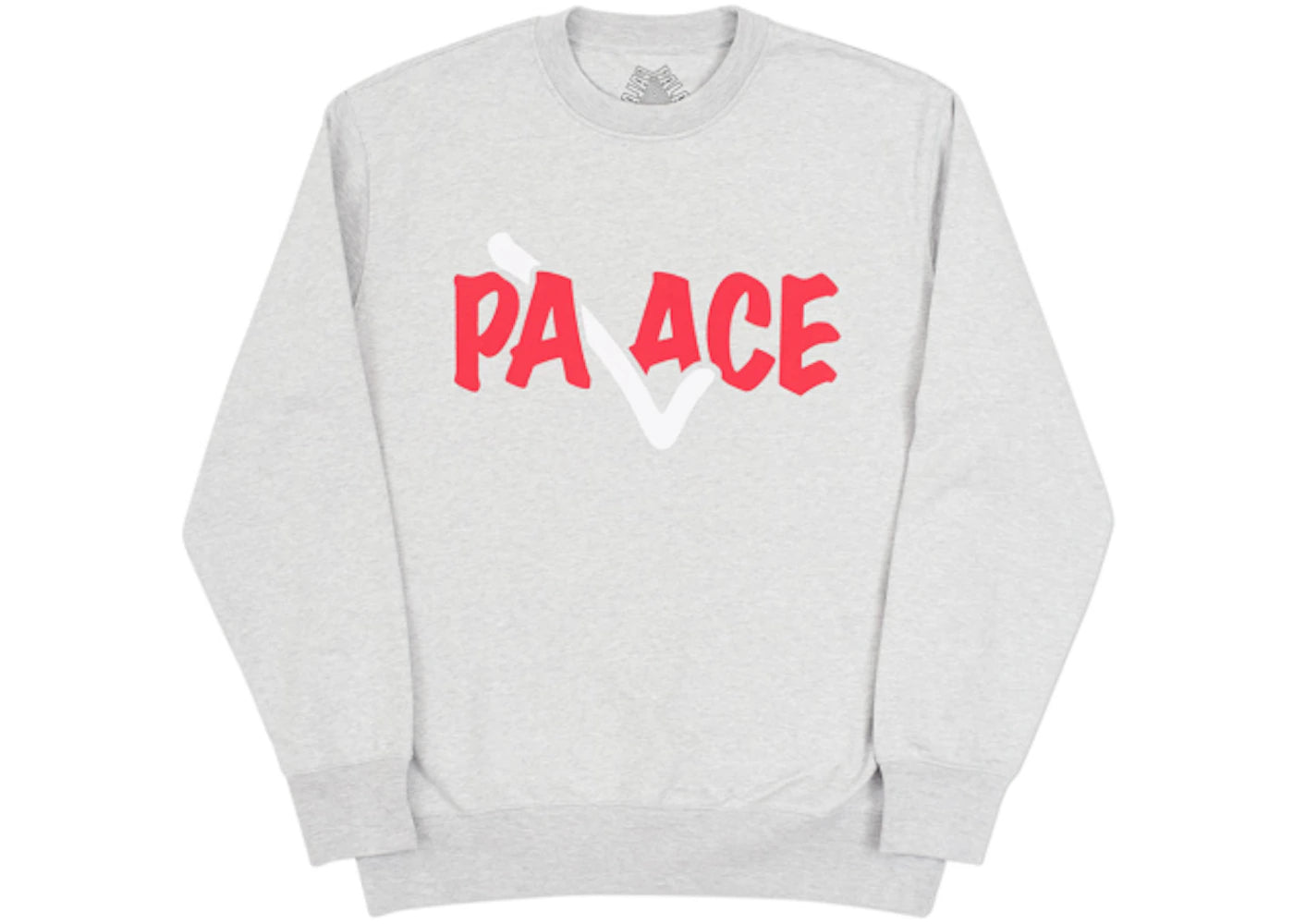 Palace Correct Crew Grey Marl