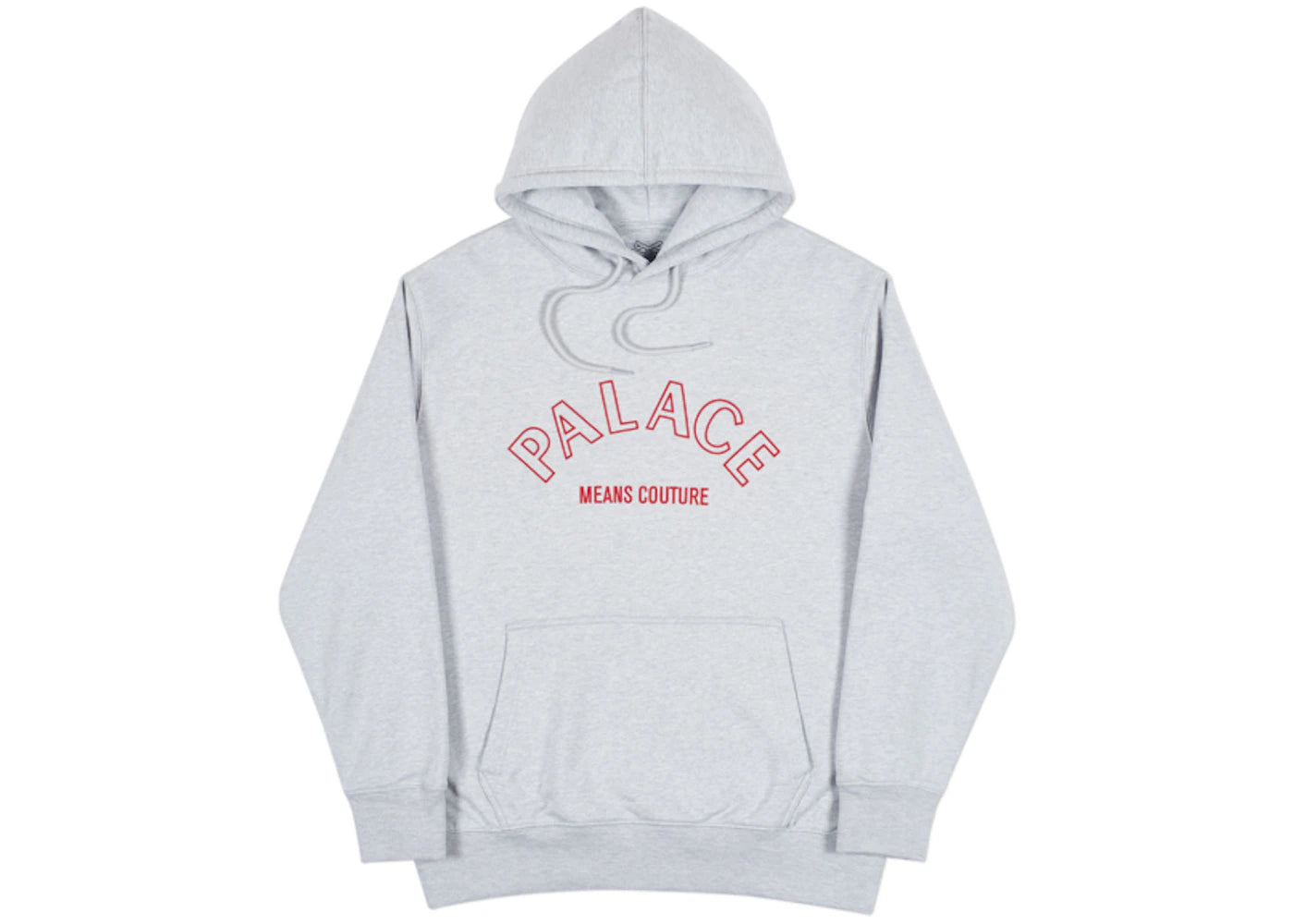 Palace Couture Hood Grey Marl