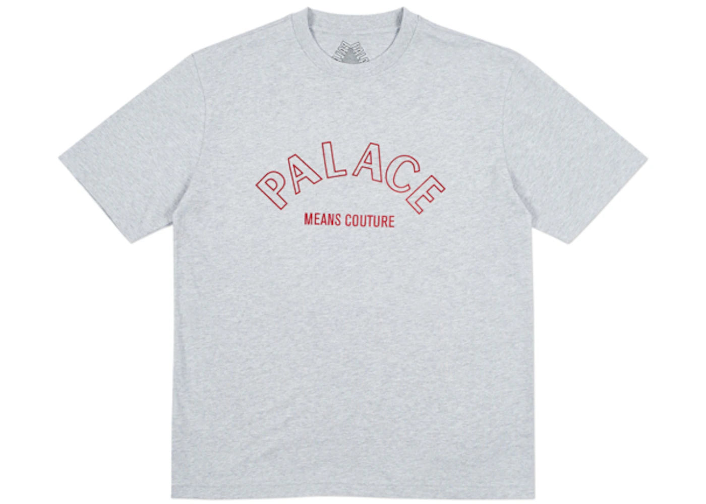 Palace Couture T-shirt Grey Marl