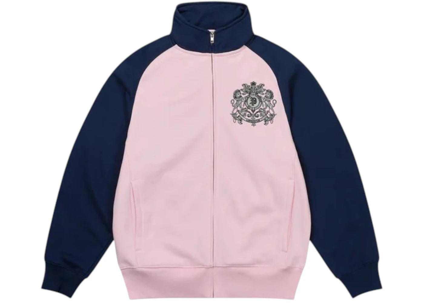 Palace Crest Sweat Lush Flush/Navy