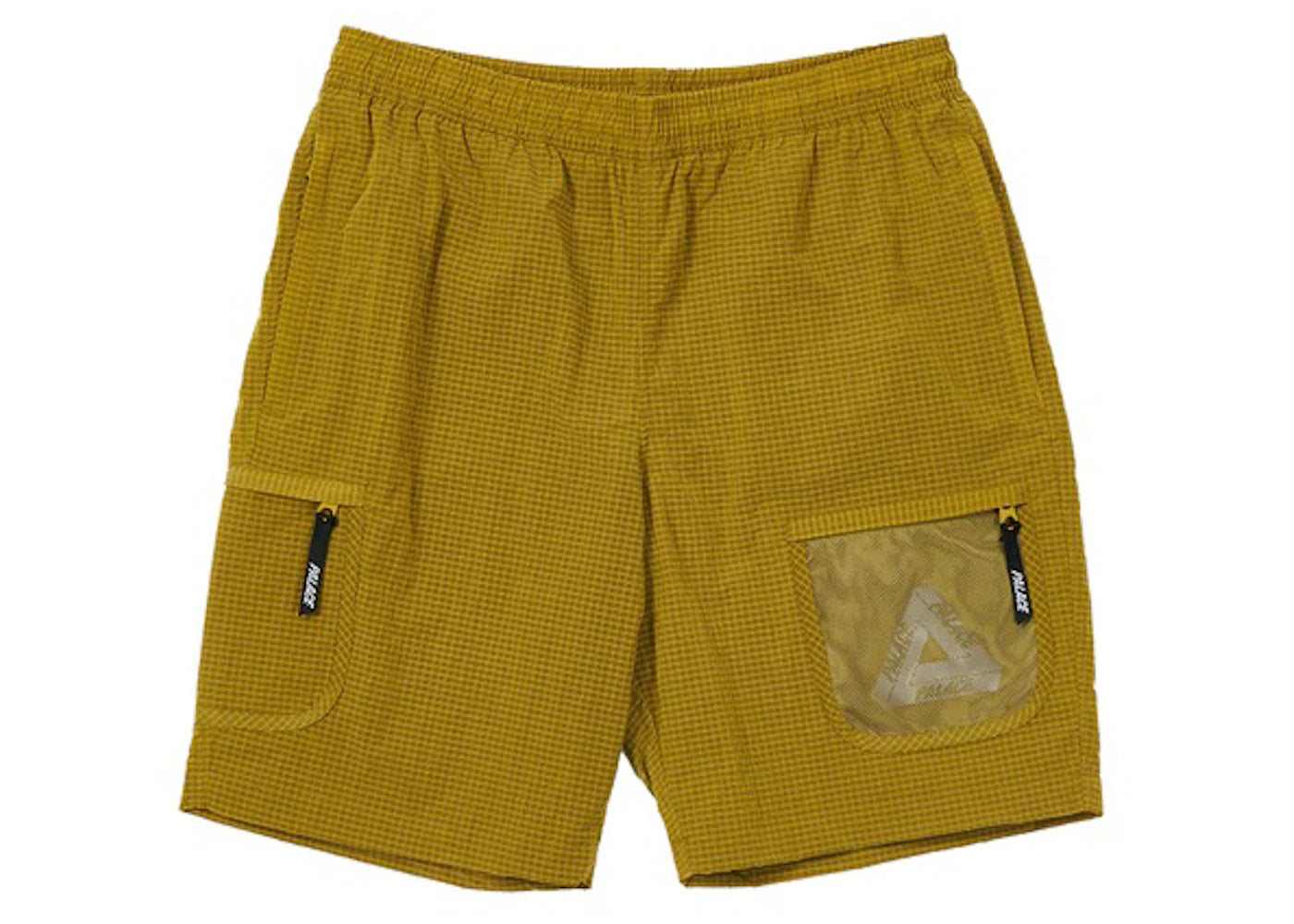 Palace Cripstop Grid Shorts Yellow