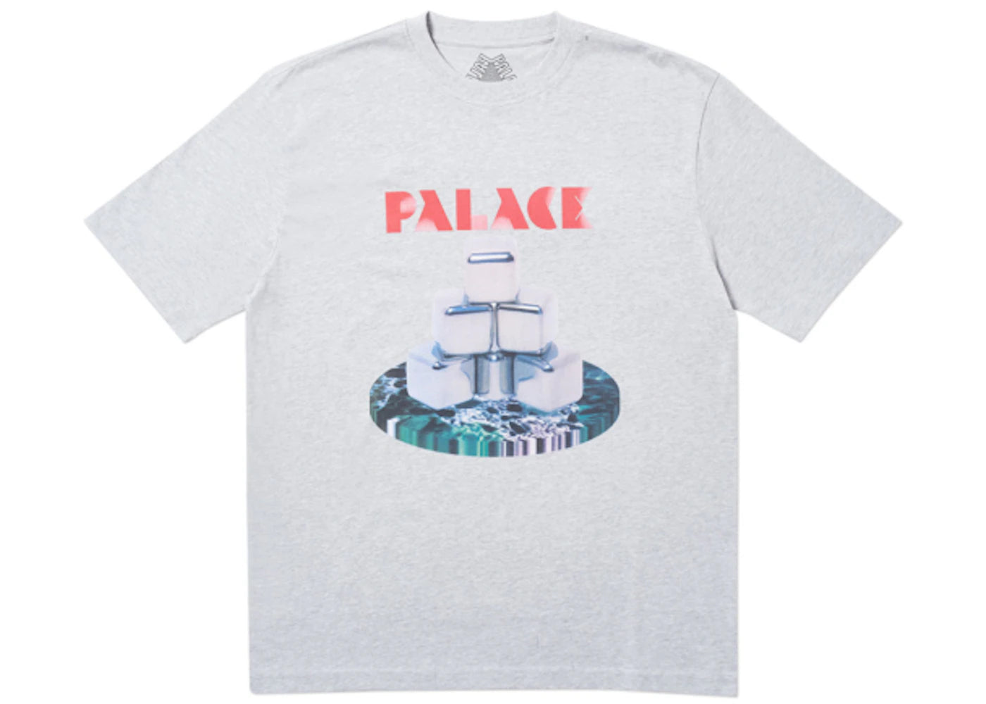 Palace Cubes T-shirt Grey Marl