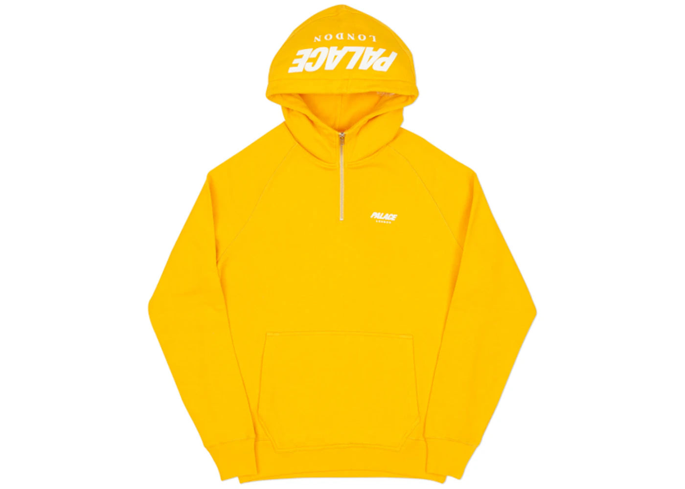 Palace Custom 1/4 Zip Hood Yellow