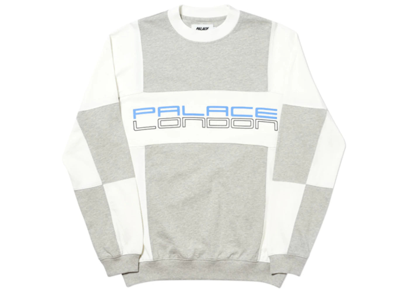 Palace Cut Mit Sew Crewneck Off White