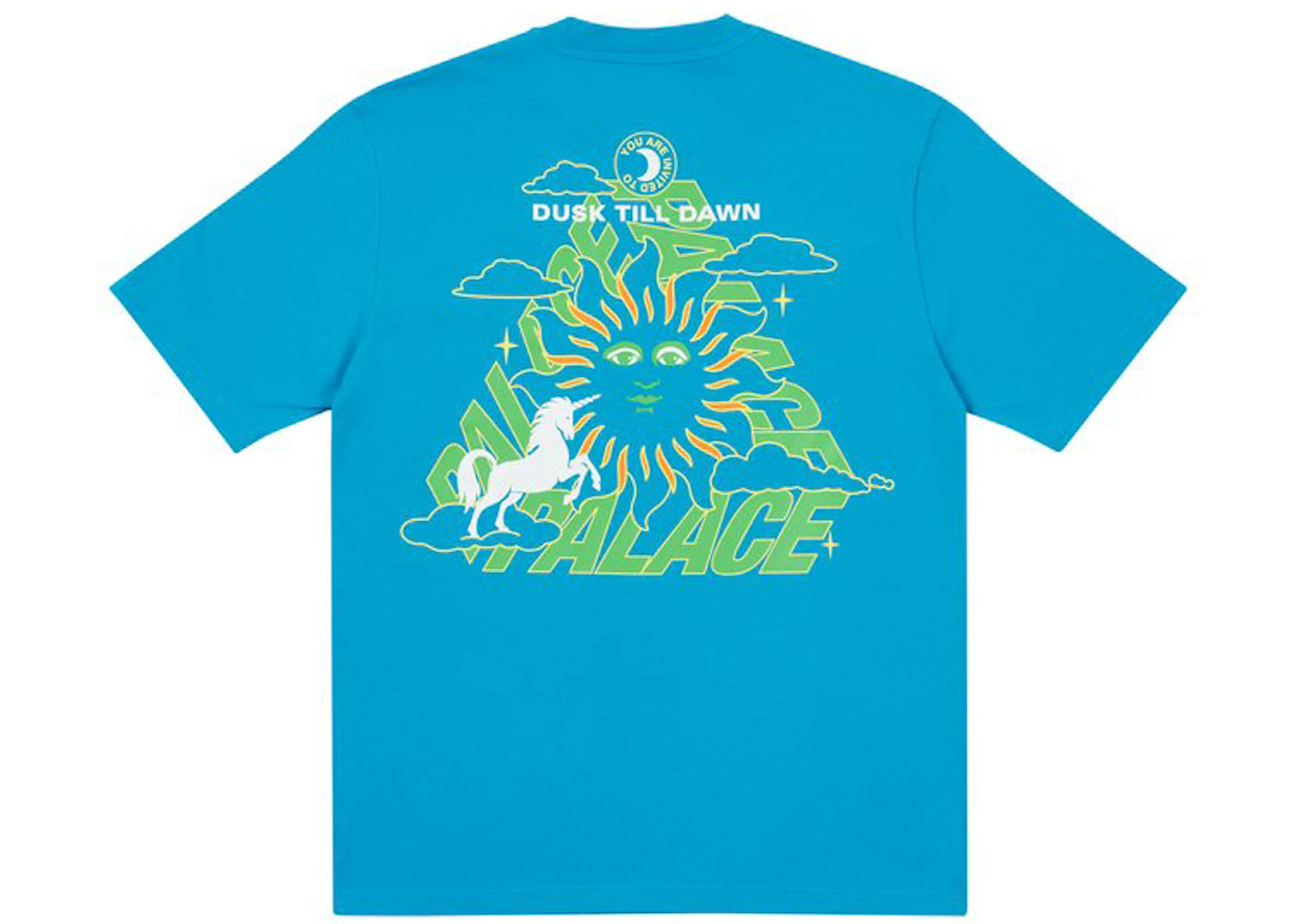 Palace Da One T-shirt Petrol Blue