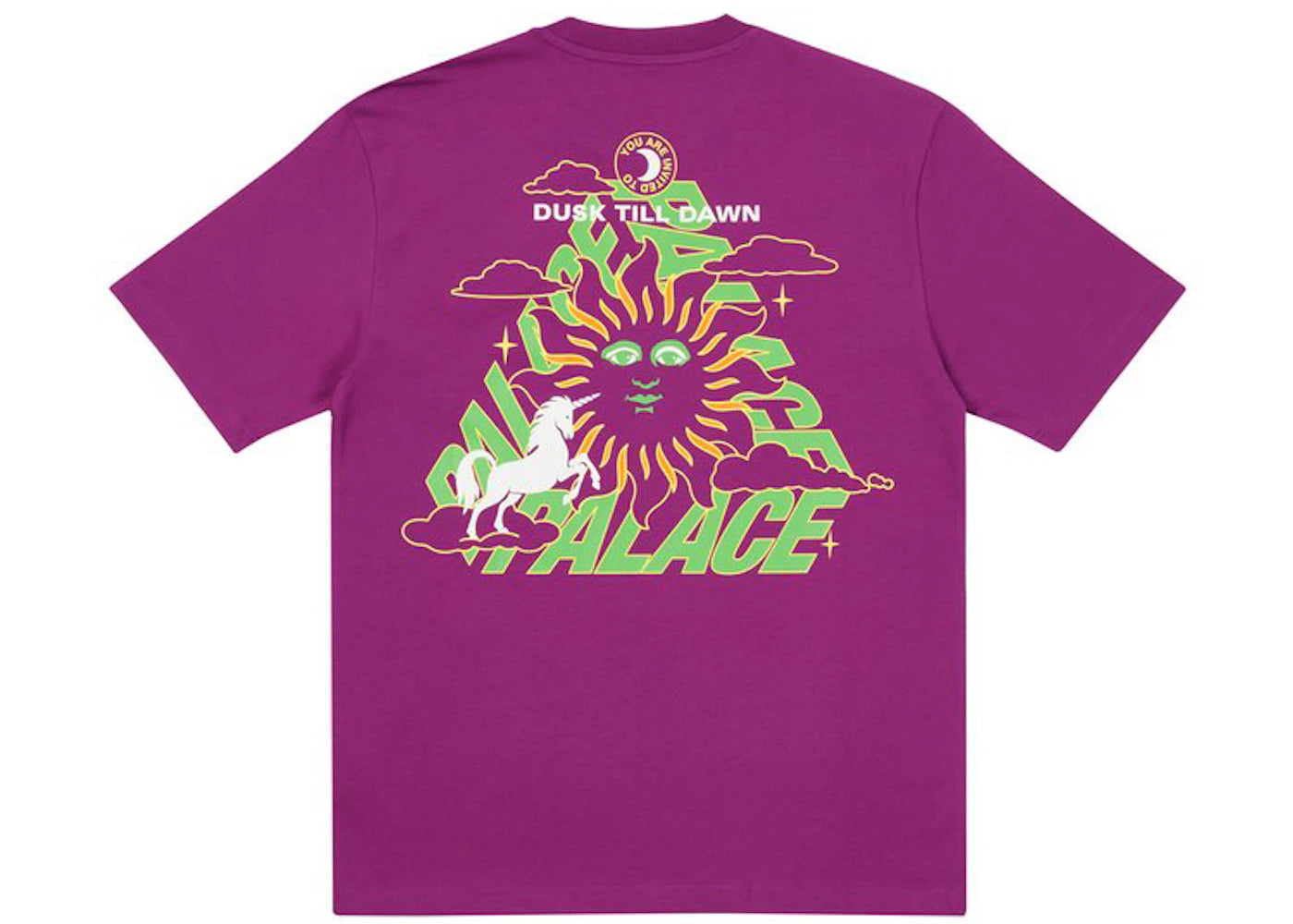 Palace Da One T-shirt Plum