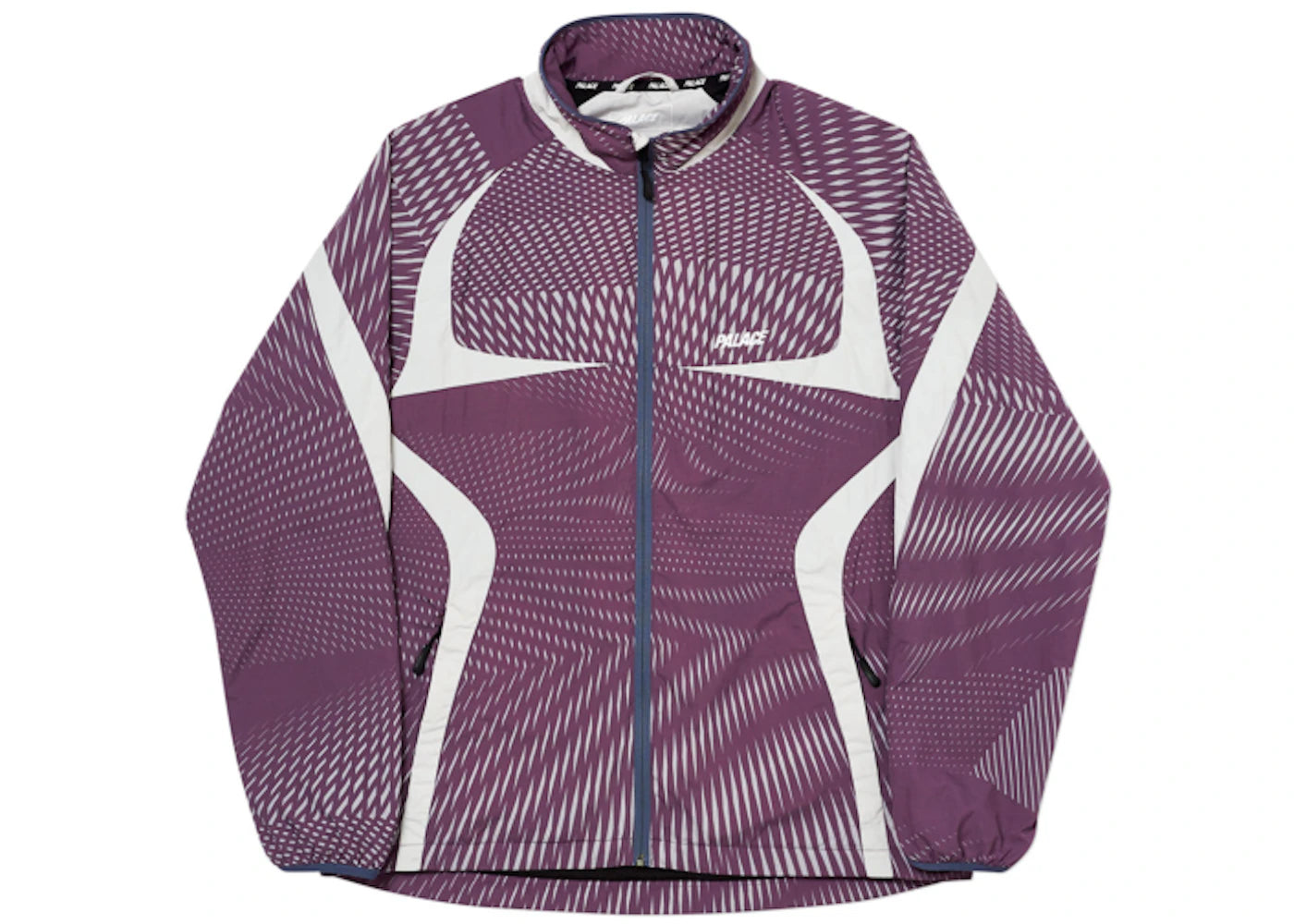 Palace Dazzler Shell Jacket Plum/Grey