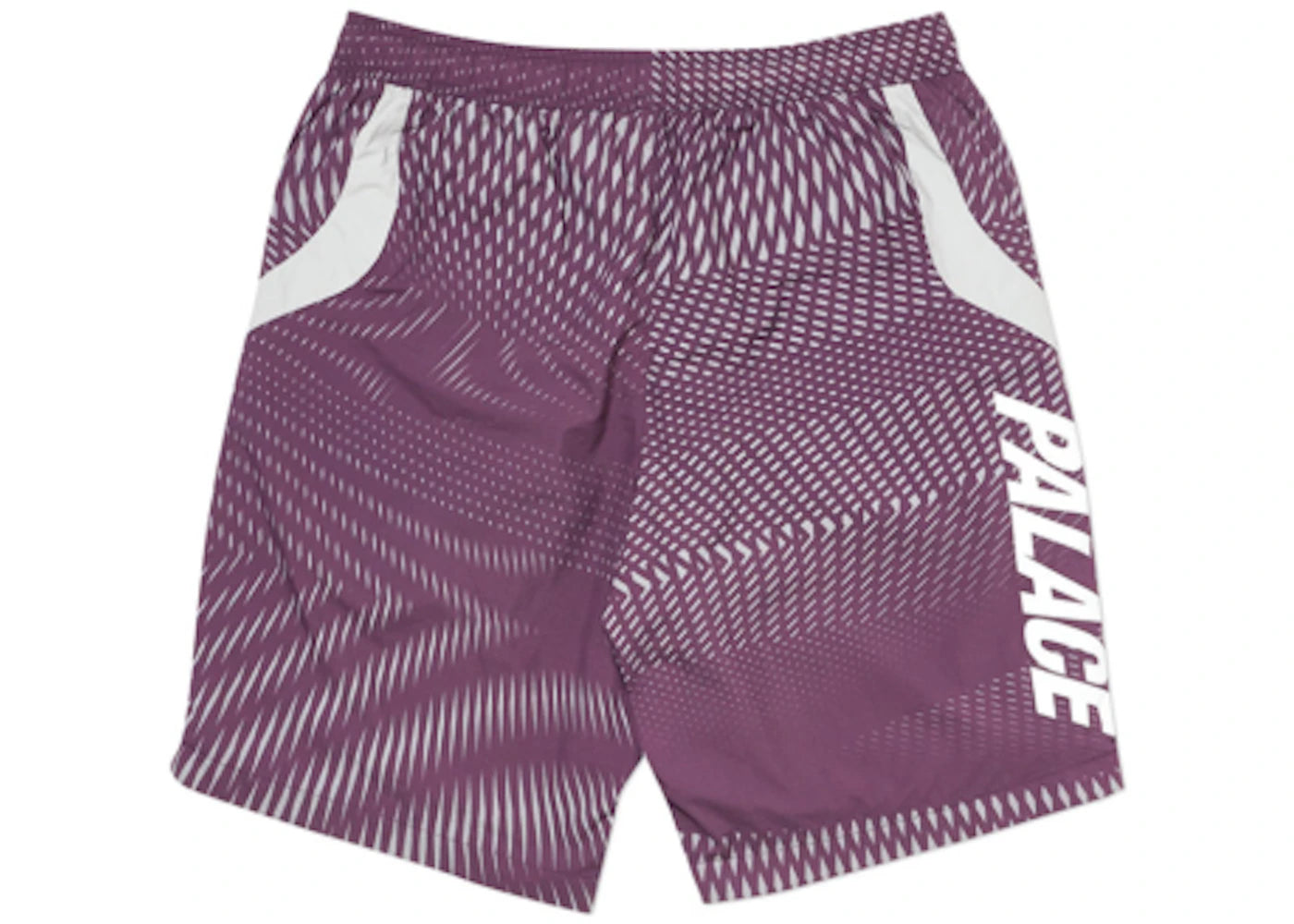 Palace Dazzler Shell Shorts Plum/Grey