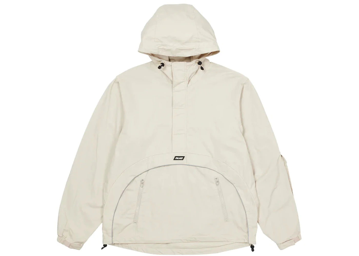 Palace Deflector 1/2 Zip Jacket Stone