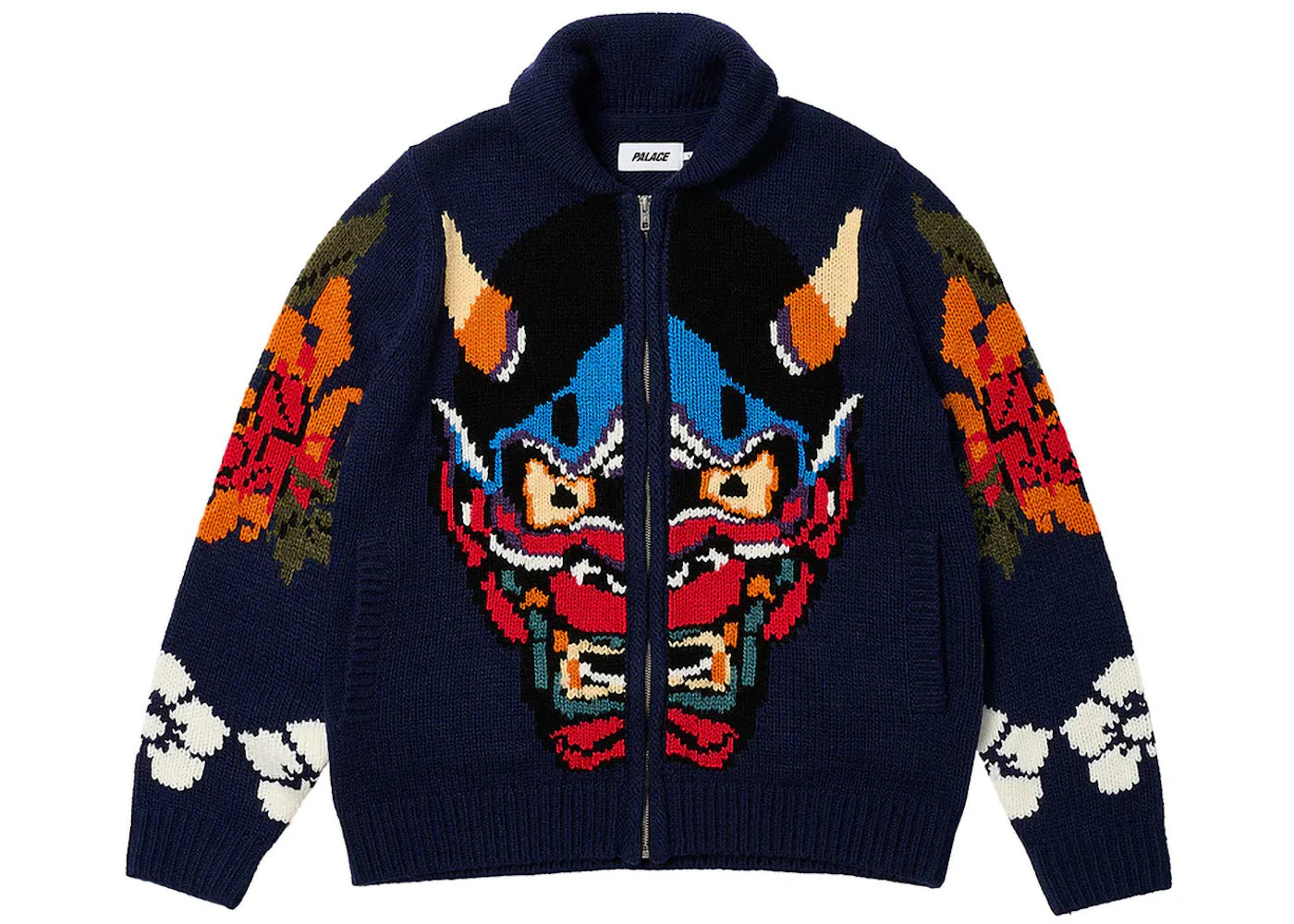 Palace Demon Cowichan Knit Blue