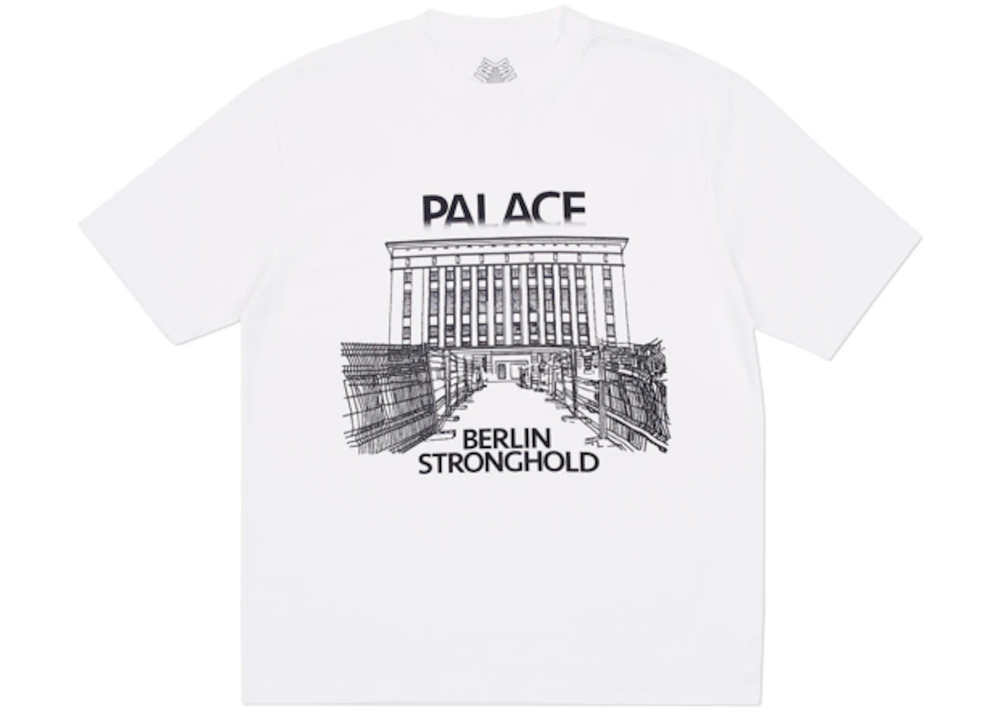 Palace Denied Entry T-shirt White/Black