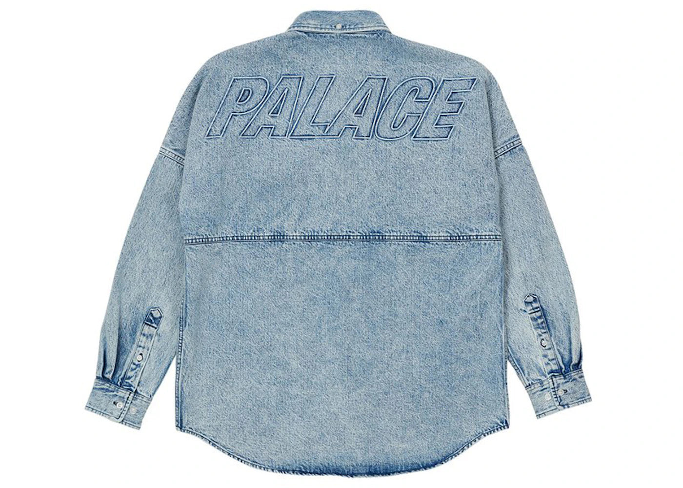 Palace Denim Bossy Shirt Washed Blue