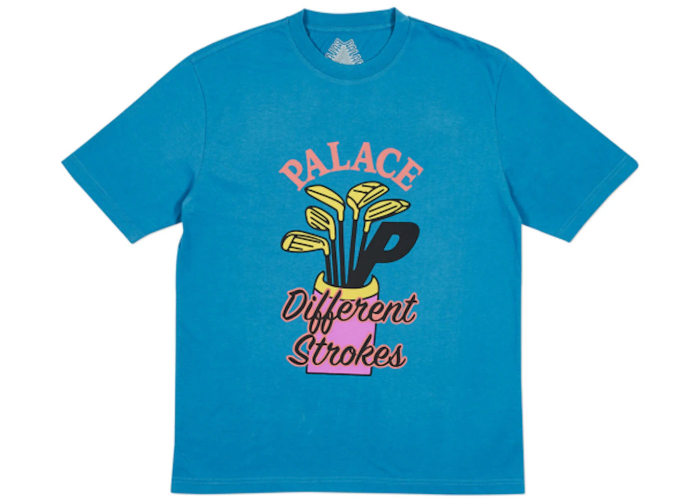 Palace Diff Strokes T-shirt Blue