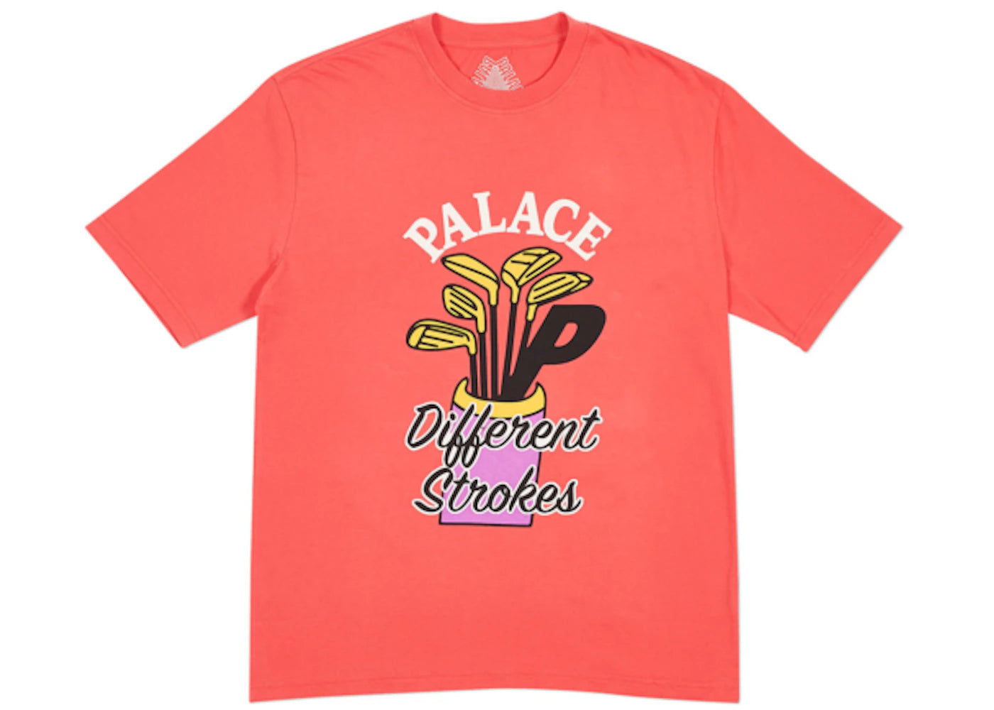 Palace Diff Strokes T-shirt Light Red