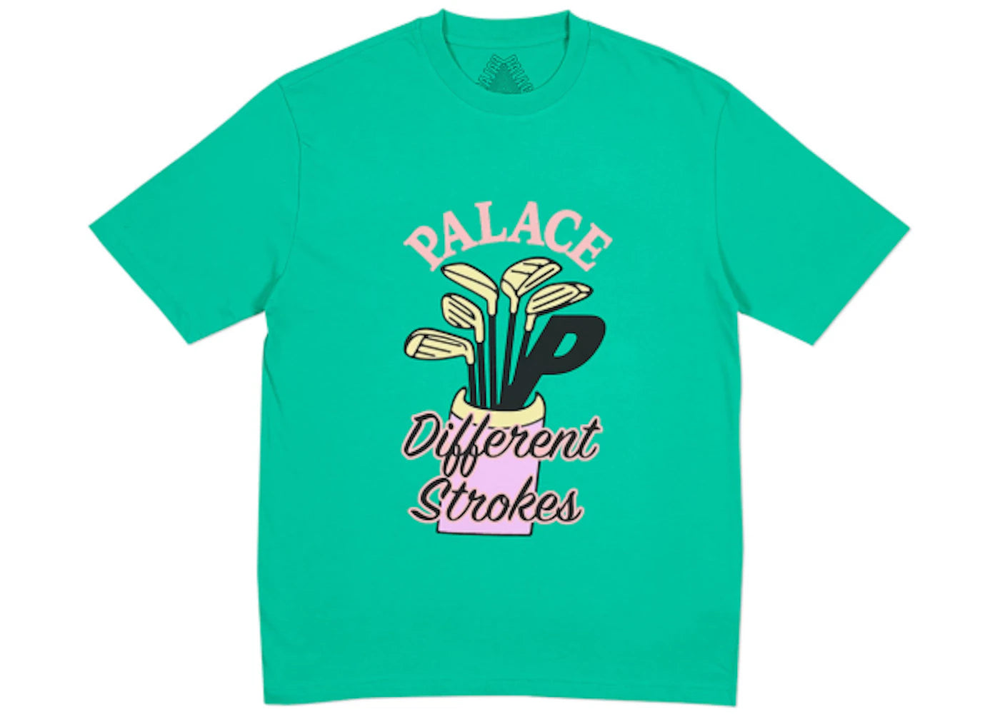 Palace Diff Strokes T-shirt Pool Green