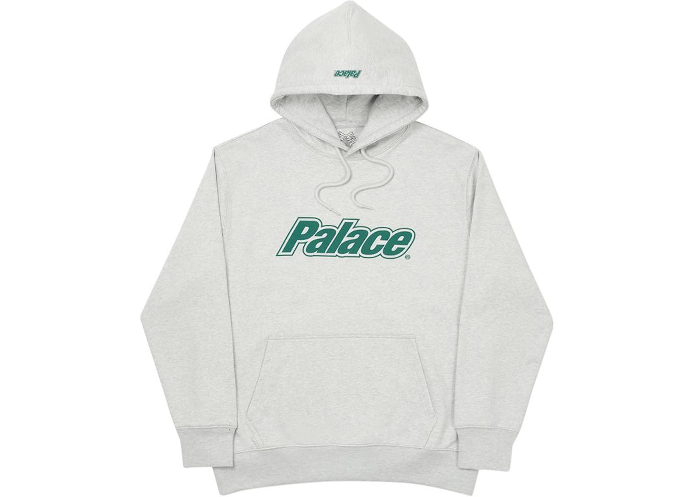 Palace Direct Hood Grey Marl