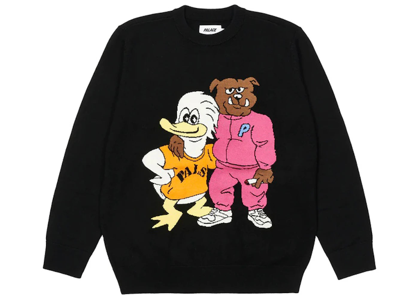 Palace Dog And Duck Knit Black