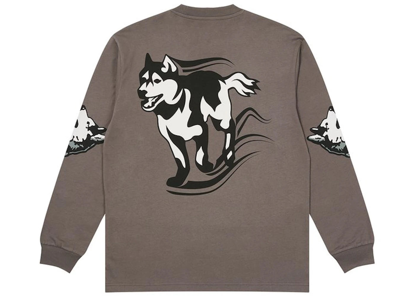 Palace Dogs Are Chill Longsleeve Charcoal